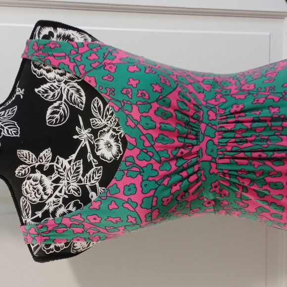 💚Boden💚 - Pink/Green Sienna Jersey Sleeveless Maxi Dress - Picture 7 of 13